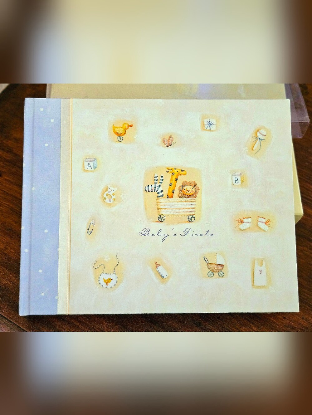 NEW CR Gibson Baby's First Keepsake Die Cut Memory Photo Picture Album Book